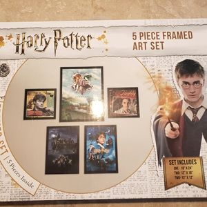 Harry Potter Framed Pictures Set of 5